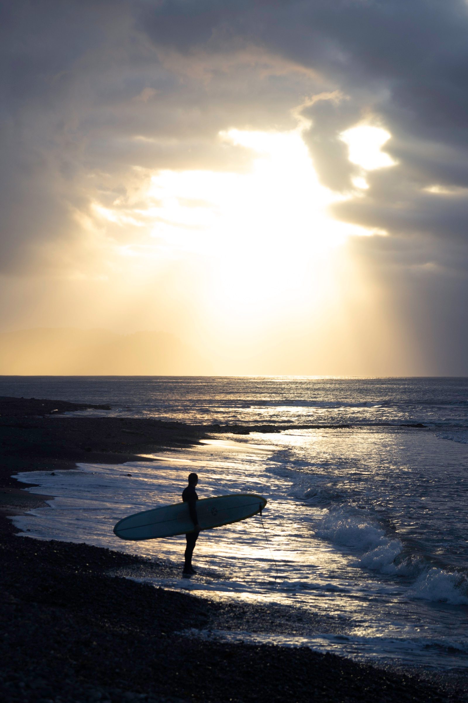 sunset surfer